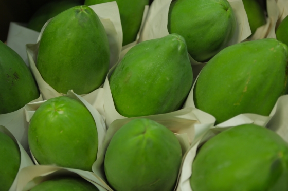 Green Papayas